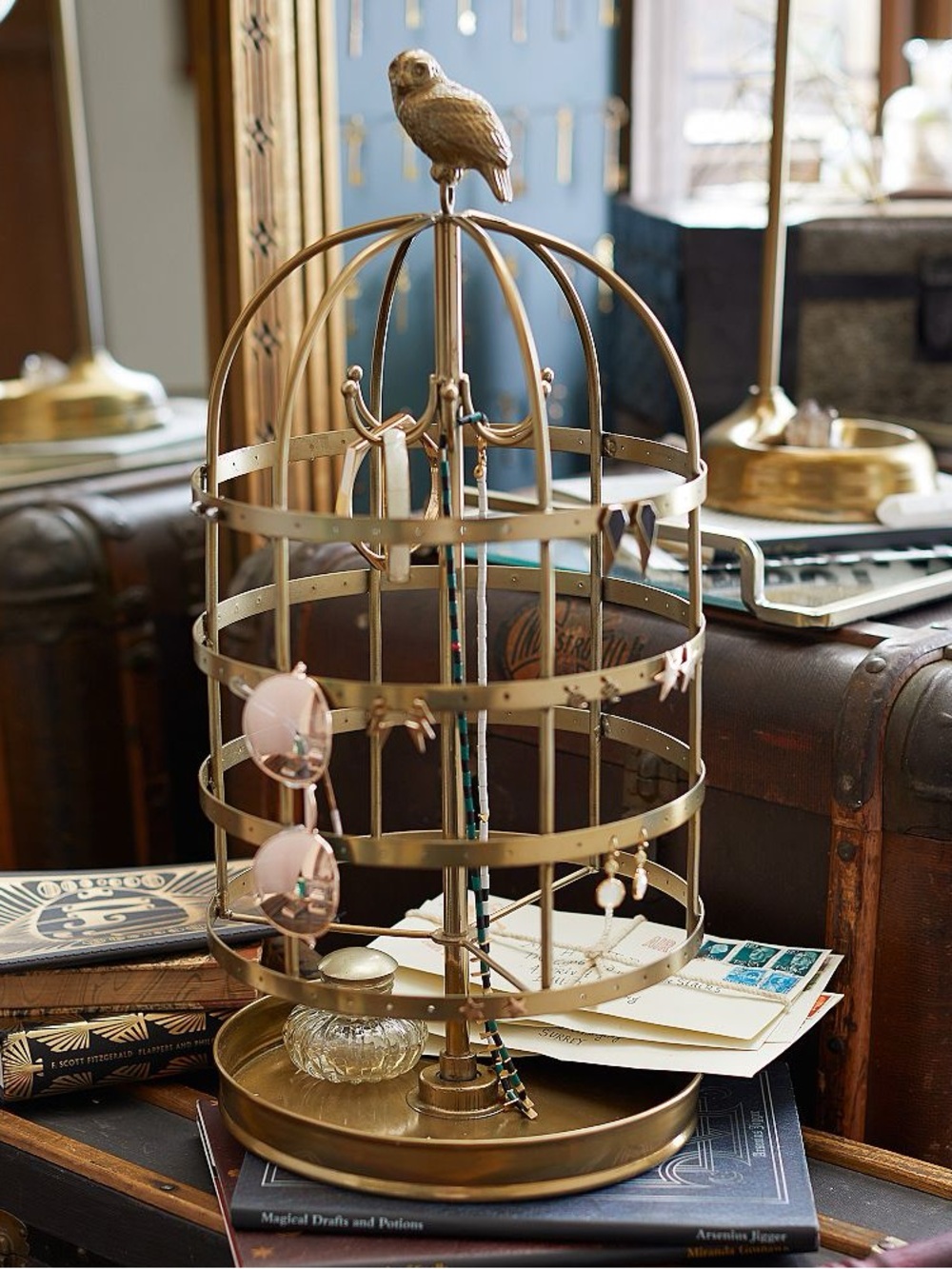 Pottery Barn Harry Potter Hedwig Jewelry Cage